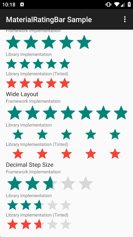 MaterialRatingBar Sample��������v1.4.0 ��׿��