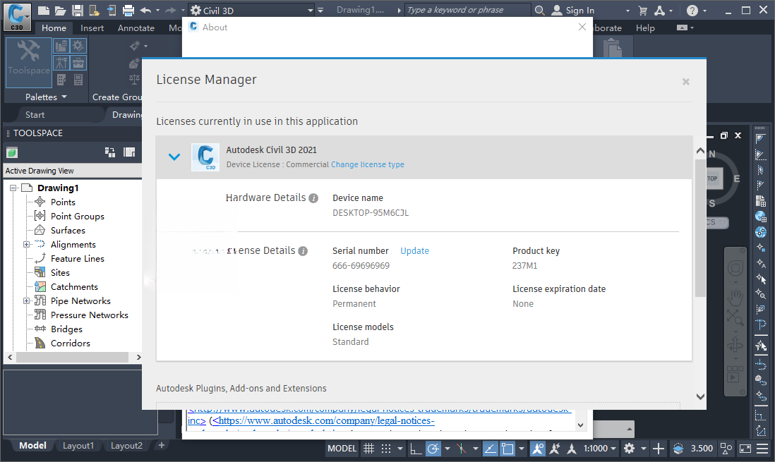 Autodesk Civil 3D����13.3.854.0 �ƽ��