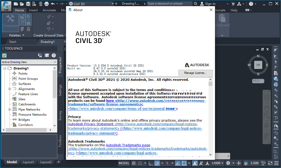 Autodesk Civil 3D����13.3.854.0 �ƽ��