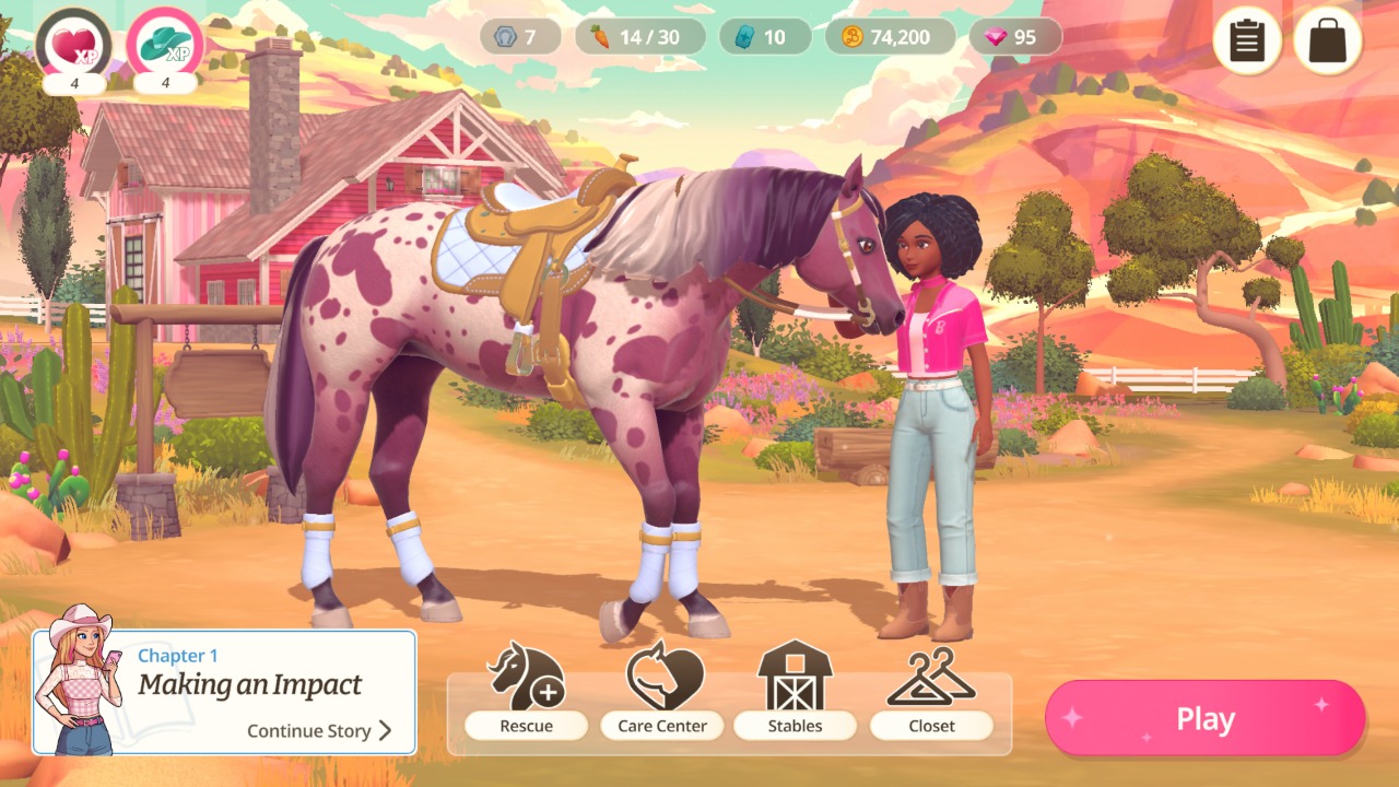 �űȰ��������ֻ�������(Barbie Horse Ride & Rescue)v1.0.0 ���İ�
