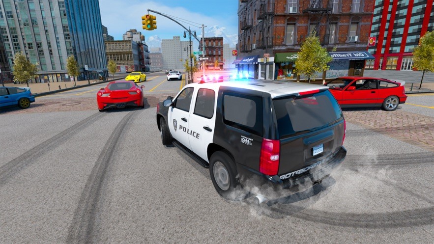 ����Ư��ģ�������°�����(Police Car Drift Simulator)v1.025 ���İ�