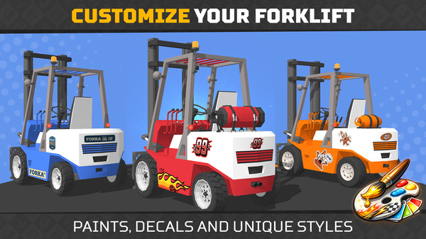 �泵����ģ��3D�ֻ�������(Forklift Extreme��װ��)v4.1.14 ��׿��