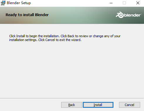 blender�ٷ�������ذ�װ