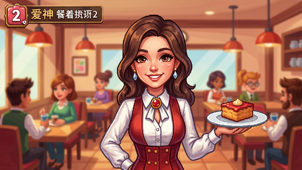 ����͹�2��Ϸ���棬Ů�����ڲ͹���΢Ц����