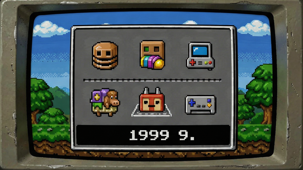 1999��9����Ϸ���ɸ��Ž����ͼ����ʾ���ط�����Ϸ�˵��;���С��Ϸͼ��