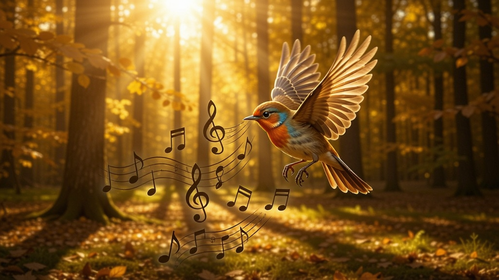 һֻС���ڽ�ɫɭ���з��裬�����ӳ��Ʈ�䣬����͸����Ҷ���°߲���Ӱ