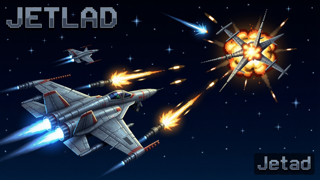 Jetlad��������������Ϸ�ļ��ҿ�ս������ս������ӵ���ը�л���ҹ�ձ������ǹ�Ч��