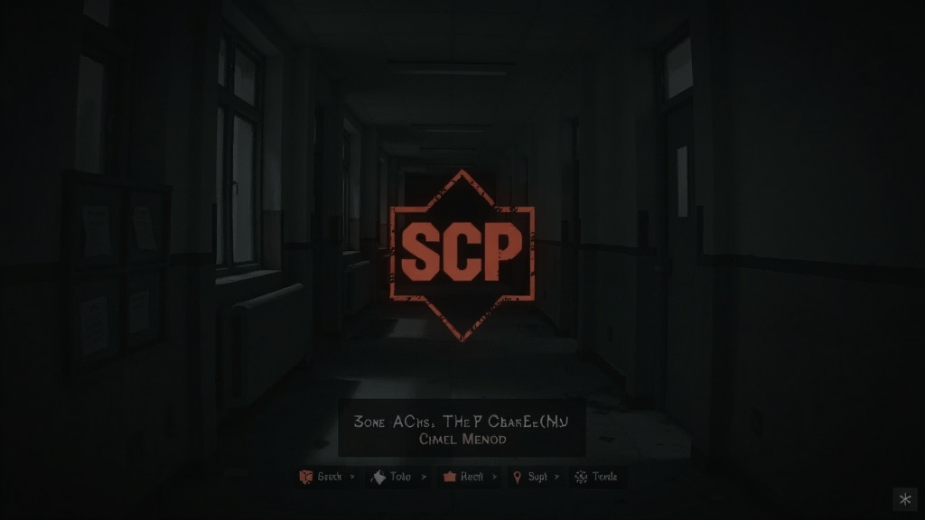 ��Ϸ���˵����棬�谵��У԰���ȣ�SCP��־��˸�������Χ