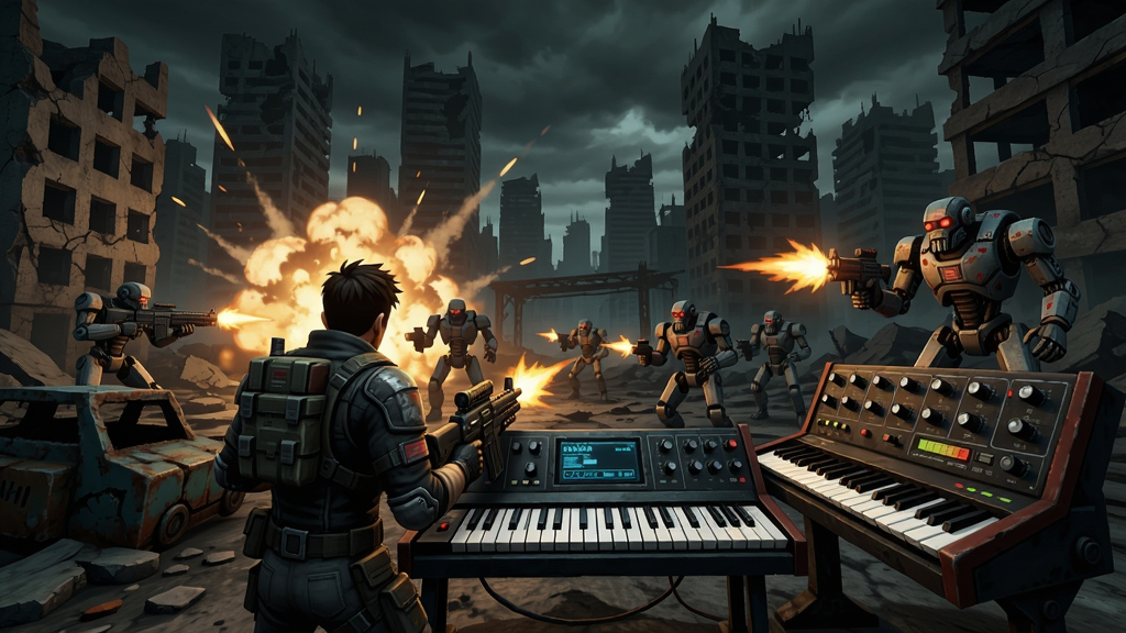 Synthetik�ϳ�����Ϸ�����������ڷ�������г�ǹ�Կ���е���ţ���ը�������
