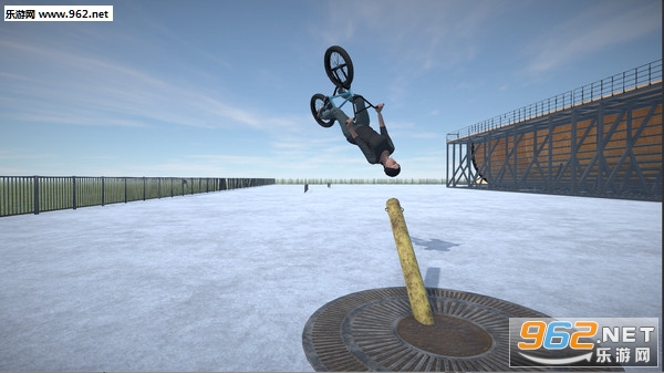 通过BMX街道管