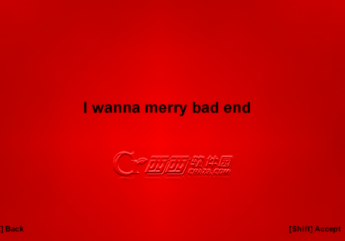 I Wanna Merry Bad End