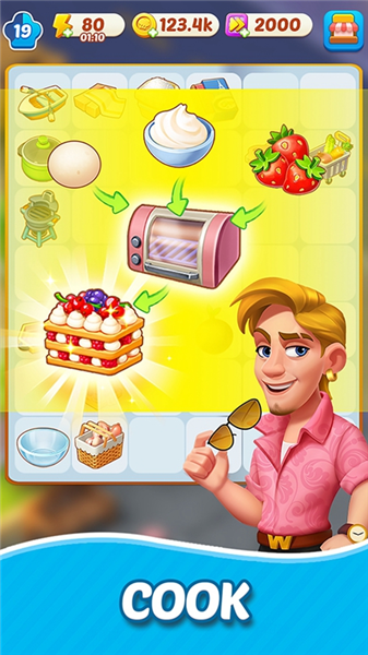 �ϲ������������ֻ���(Merge Cooking:Theme Restaurant)v1.47.0 ������