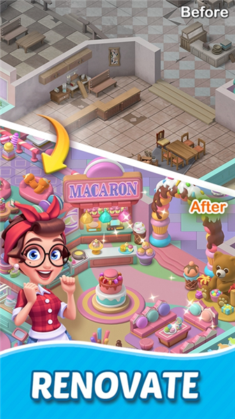 �ϲ������������ֻ���(Merge Cooking:Theme Restaurant)v1.47.0 ������