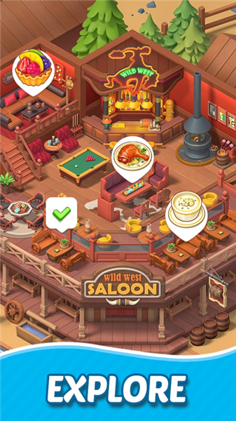 �ϲ������������ֻ���(Merge Cooking:Theme Restaurant)v1.47.0 ������