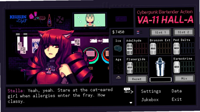������˾Ʊ��ж� VA-11 Hall-A: Cyberpunk Bartender Actionv1.0 ���İ�