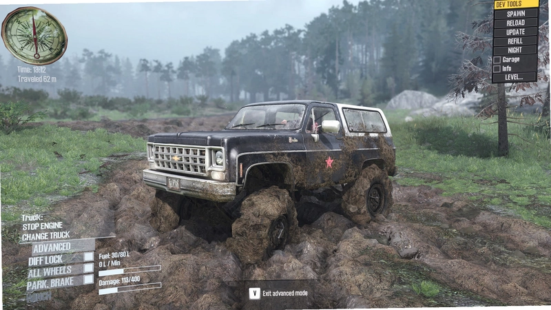 ��ת��̥����Ţ���� Spintires: MudRunnerv1.5.8 �����ƽ��