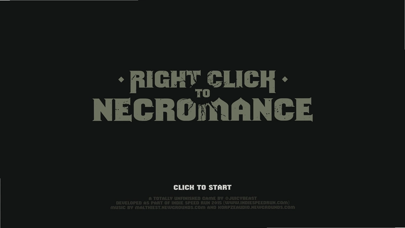 ���Ҽ�ʹ�����鷨�� Right Click To Necromance1.0 ��Ϸ����