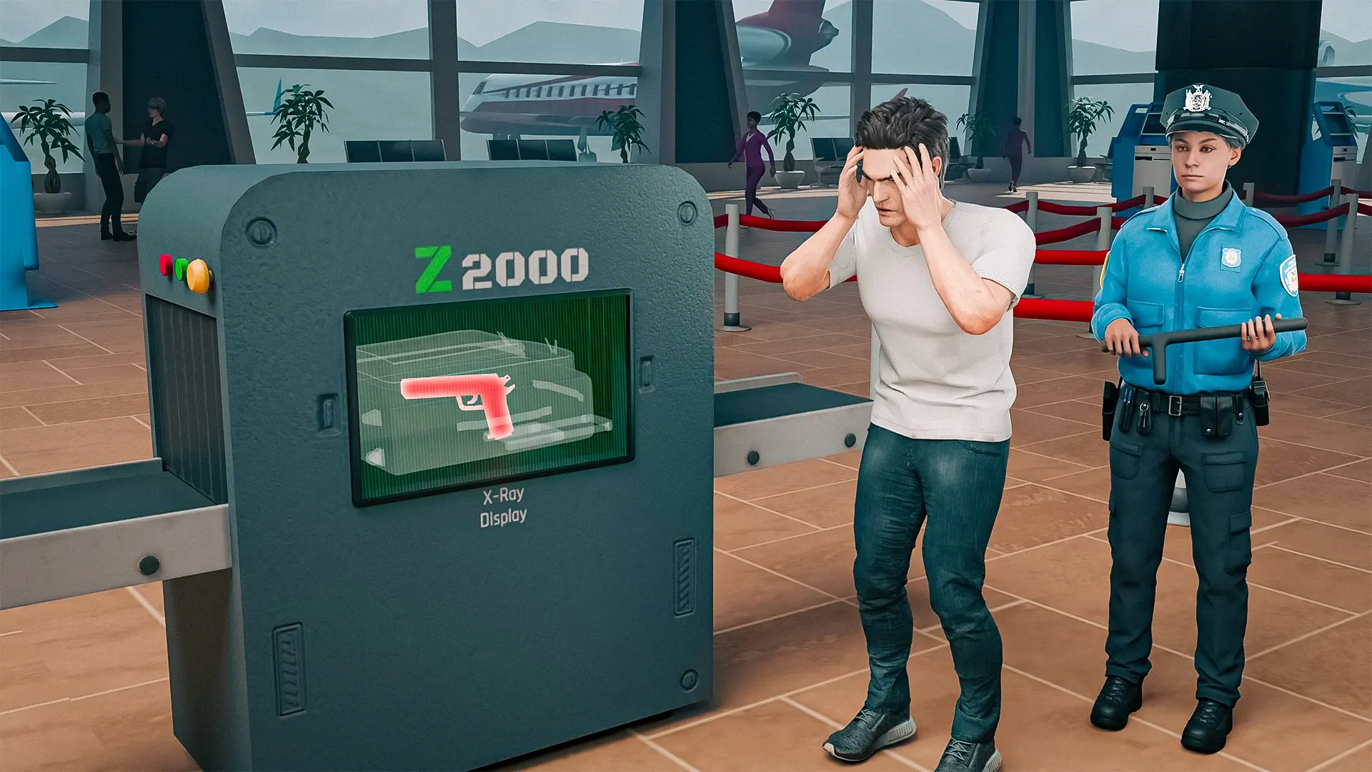 ��������ģ�����ֻ���(My Airport Security Simulator)��Ϸ�ؿ���ս���ÿͶԻ�����