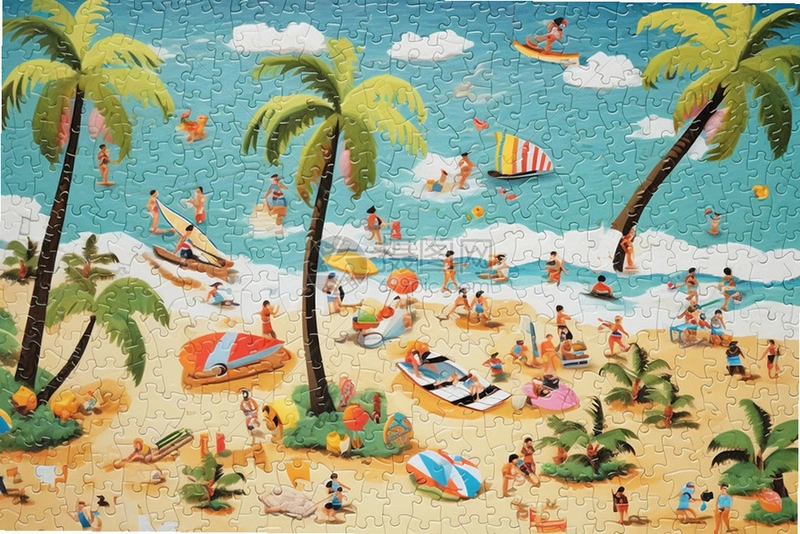 ƴͼ��Ϸ����̲���� Jigsaw Puzzle: Beach Season2026 ��ʽ��