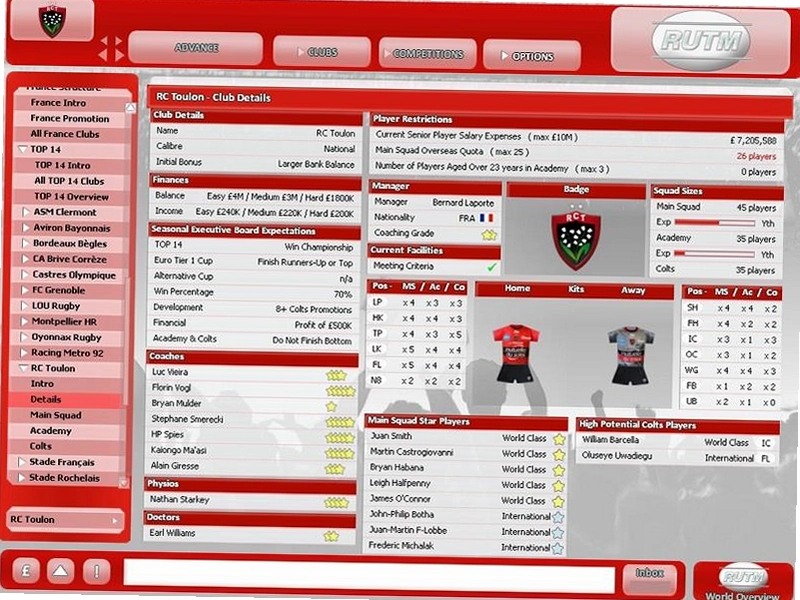 �����������Ӿ���2015 Rugby League Team Manager 20152015 ���İ�