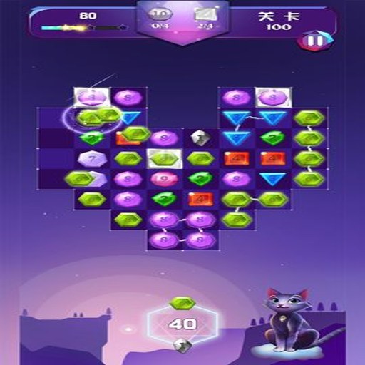 �Ʊ�ʯ��è Push The Gem Cat1.0.2 ��������