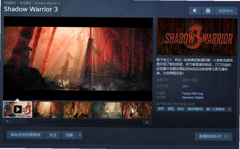 Ӱ����ʿ Shadow Warrior2026 �ٷ����İ�
