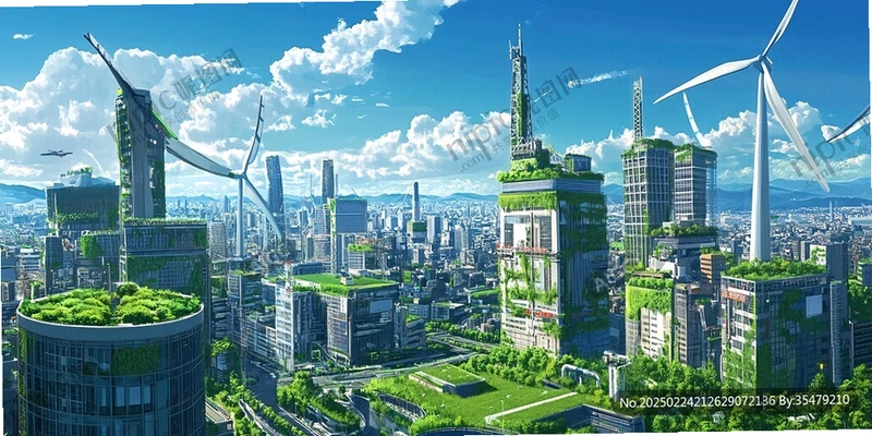 ��ɫ���� Green City2026 ��ɫ����ģ��