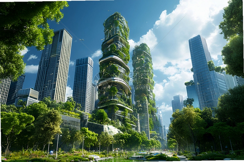 ��ɫ���� Green City2026 ��ɫ����ģ��