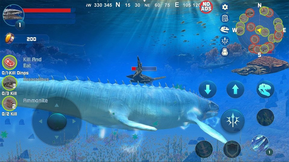 ����ģ�������ذ�׿��(Mosasaurus Simulator��װ��)v1.3.7 ���İ�