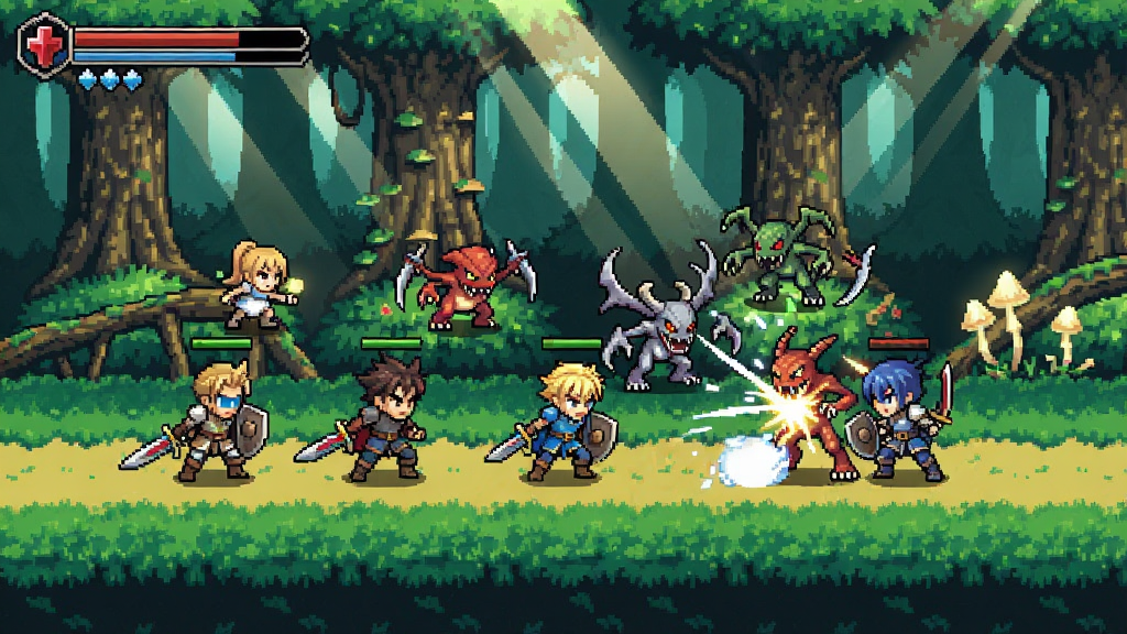 ����RPG��½��Ϸ���������߶��������ɭ���������ս������ʽ���ػ��磬��̬��ӰЧ��