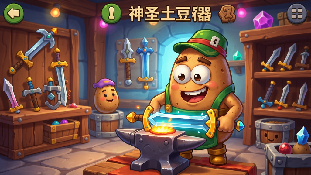 ��ʥ������������Ϸ���棬�����ϰ��ڳ�����÷����������ڣ����������϶���һ�ѷ���ı�������Χ�ڷ��Ÿ��ֳ�Ʒ����������ɫ�����ޣ������Ĭ��ͨ