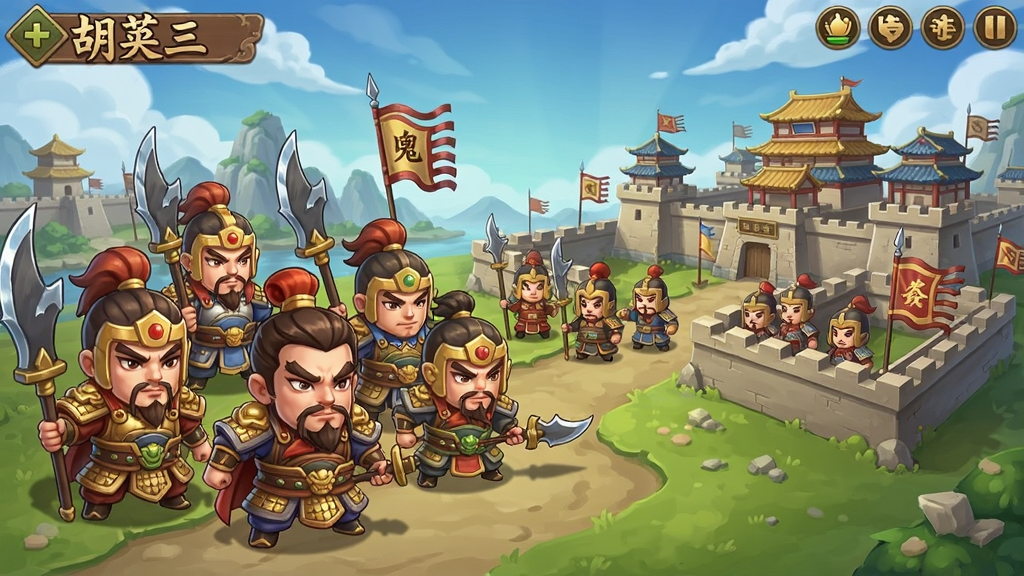 ����������Ϸ���棬�����佫���ᣬ�ǳؽ�����棬Q����ɫ��������ϸ�ڷḻ
