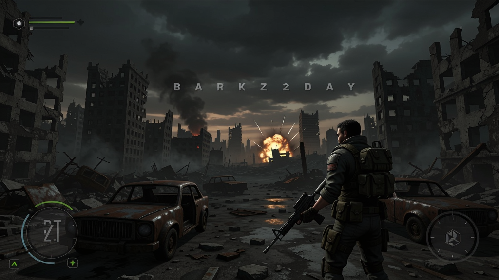 ����֮����Ϸ����������ĩ�ճ��з��棬�谵��գ�Զ���б�ը��⣬���ǳ�ǹվ����дʵ�����Ϸ����