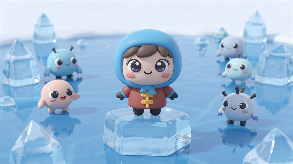 һ���ɰ��Ŀ�ͨ��ɫվ�ڱ����ϣ���Χ�Ǿ�Ө��͸�ı���Ϳɰ��ĵ��ˣ�����ɫ������������ͯȤ���
