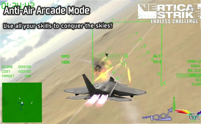 ��ֱ������޾���ս Vertical Strike1.0.2 2026 ���������Ϸ