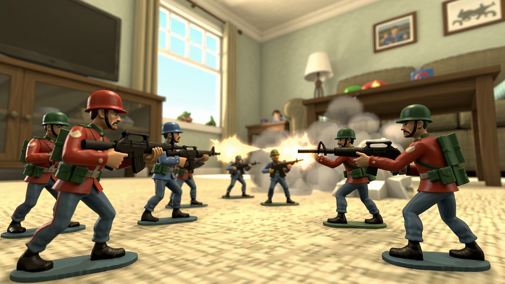��߱���ս��Ϸ�������������ʿ���ڿ�����̺�Ͻ��м���ս����3D��Ⱦͼ������������ϸ�ڷḻ