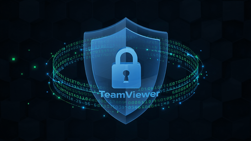 TeamViewer��ȫ��������ͼ������������һ���͸����ɫ���ƣ�������������ͼ�꣬��Χ�����ż��ܵ�����������������Ϊ��ɫ�Ƽ����񣬵�׺��ɫ����ɫ�Ĺ�Ч������������ɿ���ͻ��
