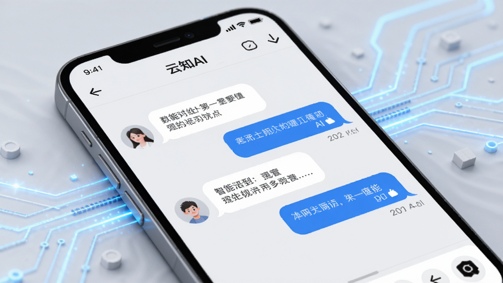 չʾ����֪AI��Ӧ�������ܶԻ����棬�ֻ���Ļռ�ݻ������壬��Ļ����ʾ�û���AI�ĶԻ����ݣ�����Ϊǳ��ɫ����׺��ɫ�Ƽ���Ч�����岼�ּ�࣬����ִ�������ϸ�壬�޶���Ԫ��
