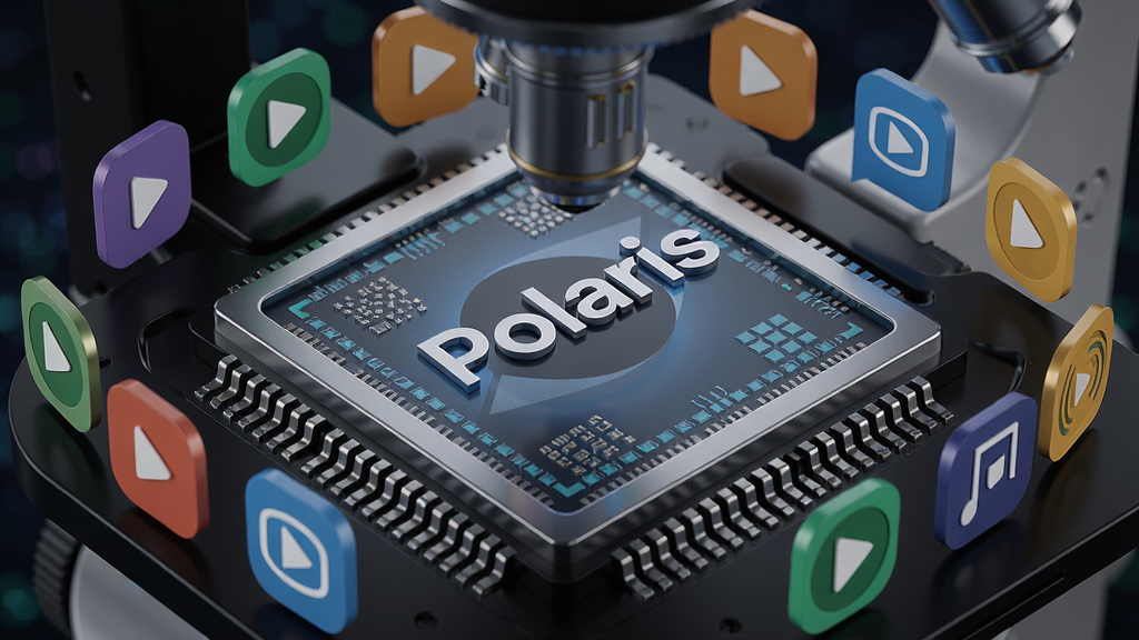 һ������Polaris���������ĸ���ͼ��������һ����΢���µ�оƬ�ṹ��оƬ�Ͽ���