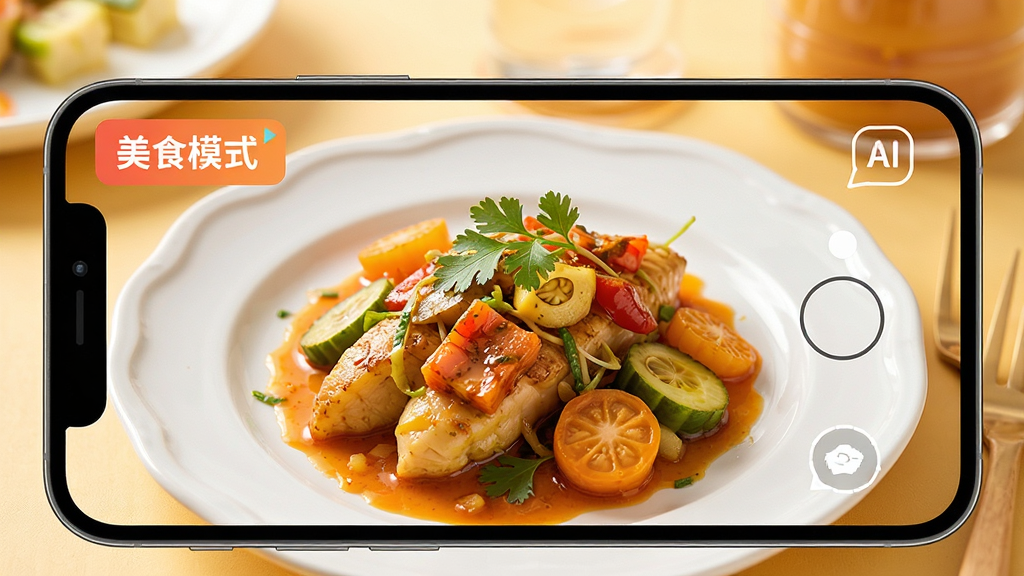 һ�������AI����ʶ����ʾ��ͼ��������һ�̾�����ʳ���ֻ����㣬������ʾ��Ļ���䵯������ʳģʽ����AI��ǩ���Ű��������ã����������ů��ϸ��չ��ʳ��ɫ���������ˣ����ʸ���ɾ����޶���Ԫ��