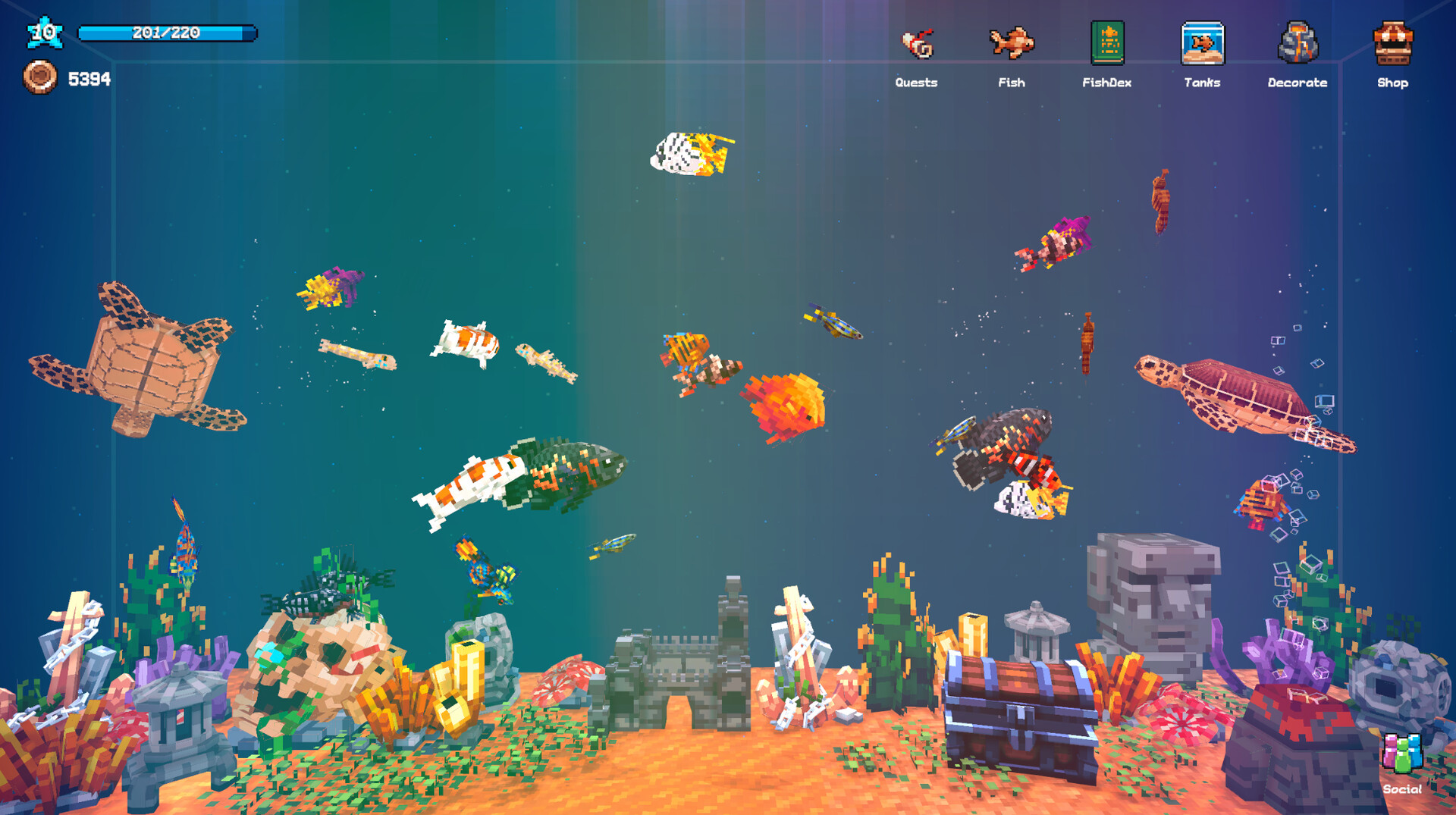 ȫ�����Ѿ��ֲ����°�����(Tiny Aquarium) ˮ��ģ���� ��Ϸ���� �����쾰
