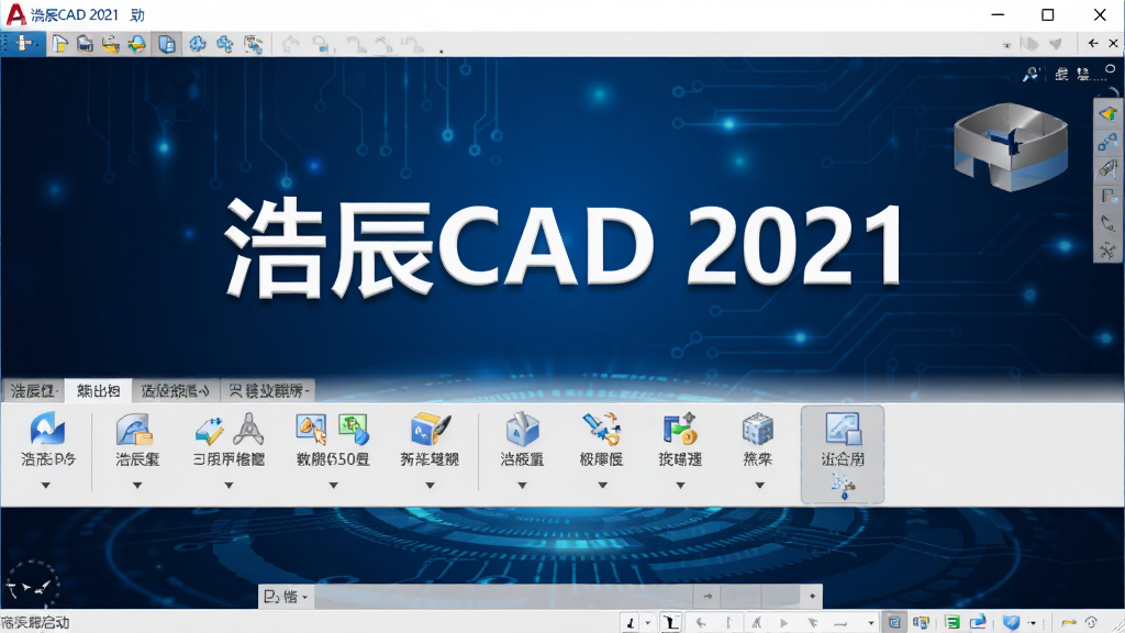 ���壺�Ƴ�CAD 2021������������������棬��ʾ���Ƴ�CAD 2021�����ֱ�ʶ������Ϊ����ɫ�Ƽ��н��䣬�������ִ������֣�������ʾ�������ƣ��·����г��ù�����ͼ�꣬�Ű��������򣬷�񣺿Ƽ��С�רҵ��������ϸ�ڣ�����ͼ���������������������ʣ������壬�ɾ����޶���Ԫ�ء�