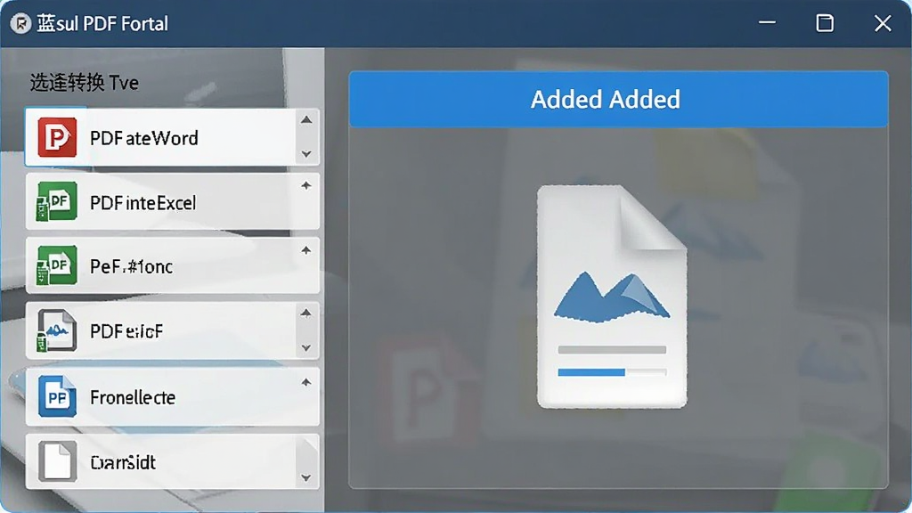 ��ɽPDF��ʽת�����棬���ѡ��ת�������б���PDFתWord��PDFתExcel�ȣ����Ҳ���ʾ�ļ��������򣬽��������ˣ���ť��Ŀ�����ʸɾ����޶���Ԫ��