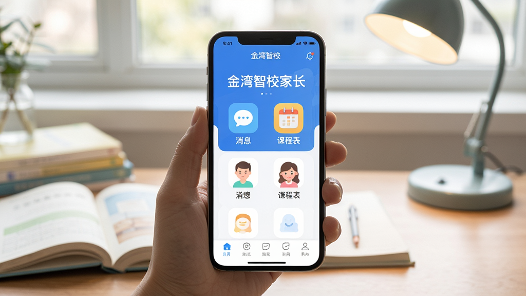 ���壺������У�ҳ�APP���ֻ��ϵİ�װ��ʹ�ó������ֻ���Ļ����ʾ�����档���֣��ֻ�λ�ڻ������룬����Ϊ�������пα���̨�ơ��Ű棺�ֻ���Ļ������ʾ��������У�ҳ��������棬����ͼ��ɼ�����������������Ȼ��������ϸ�ڣ���Ļ���С���Ϣ���͡��γ̱���ͼ�꣬��Χ�������ࡣ���ʣ����壬�ɾ����޶���Ԫ�ء�