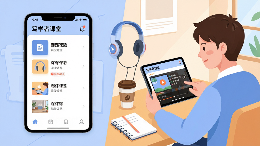 �������߽���ƽ̨���Ӿ�ͼ������Ϊһ������ѧ��ʹ��ƽ����Թۿ�����ѧ�߿��á�APP�γ̣���Ļ����ʾ�γ��б��벥�Ž��棬���ֲ������ҷָͼ�����Ϊ����ԭ�ͣ��Ҳ�Ϊѧϰ�������Ű�ɾ��ִ�������ƽ���廭��ϸ�ڰ����������ʼǱ������ȱ���ѧϰԪ�أ�����8K���壬ɫ��������ͣ��ɾ��޶���Ԫ��