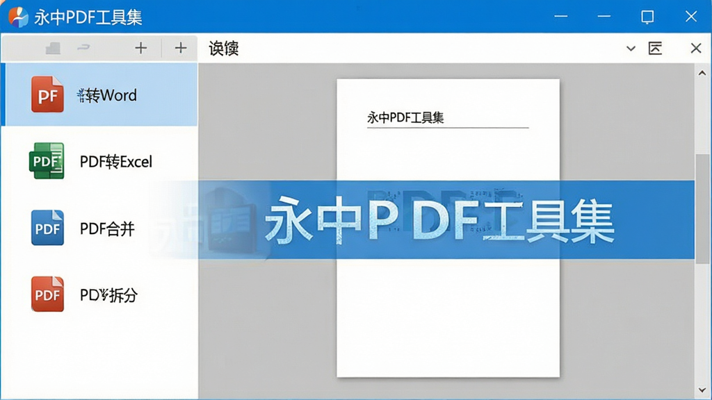 һ��չʾ����PDF���߼�������ĸ����ͼ����๦���б�����PDFתWord��PDFתExcel��PDF�ϲ���PDF��ֵ�ͼ�꣬�м����ĵ�Ԥ������������������������������ɫ�����沼�����������ֱ�ע