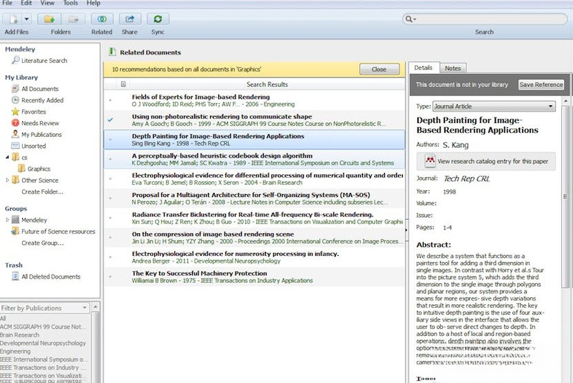 Mendeley1.19.8 ���׹�������