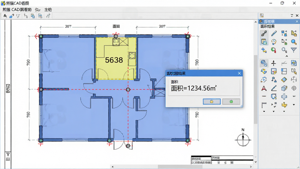 ���壺��èCAD��ͼ�����У��û����ڶ�һ�ų���ƽ��ͼ��������������������������ʾ���Աߵ�����������Ի��򣻲��֣�ͼֽռ����Ҫ���棬����������ɫ��͸�����ǣ��������ʾ�����ֵ�����������Ҳࣻ�Ű棺��������������������ͼ����������дʵ�����ͼ�������ɫ��������ϸ�ڣ�������Ϊ��ɫ���ߣ��ж˵㲶׽��ǣ����������ʾ�����=1234.56�������ʣ����壬ϸ���������ɾ��޶���Ԫ�ء�