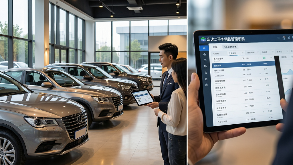 һ���ִ����ֳ�չ���Ŀ���ȫ��ͼ��չ��������ͣ�Ŷ�����ͬƷ�ƵĶ��ֽγ���SUV��һλ��������װ�����۹������ֳ�ƽ�������ͻ�չʾ������Ϣ��ƽ����Ļ������ʾ�������ֳ����۹���ϵͳ���ĳ����б����棬����Ϊͨ͸�Ĳ���Ļǽ��ůɫ�ƹ⣬����Ϊ���ҽṹ������ǳ���ʵ�����Ҳ���ϵͳ������д���Ű�ɾ����������Ϊдʵ��ҵ��Ӱ��ϸ�ڰ������ᷴ�⡢��Ļ���ݡ����ﻥ�������ʸ��壬�ɾ��޶���Ԫ��