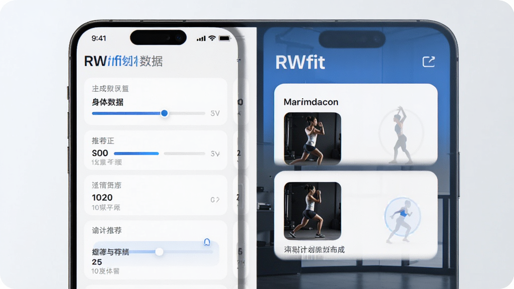 չʾRWfit���ܼƻ����ɹ��̵Ľ����ͼ����Ⱦͼ������Ϊ�ֻ����棬�����������������������Ҳ��������еļƻ���Ƭ���������ҶԳƣ��Ű��࣬���Ƽ��У�ϸ�ڰ������������Ƽ���������ͼ�����ʸ��壬�ɾ����޶���Ԫ��